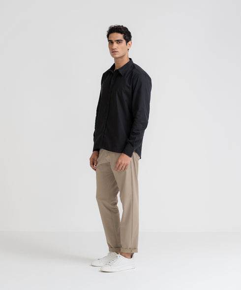 Men's Poplin Button Down Shirt